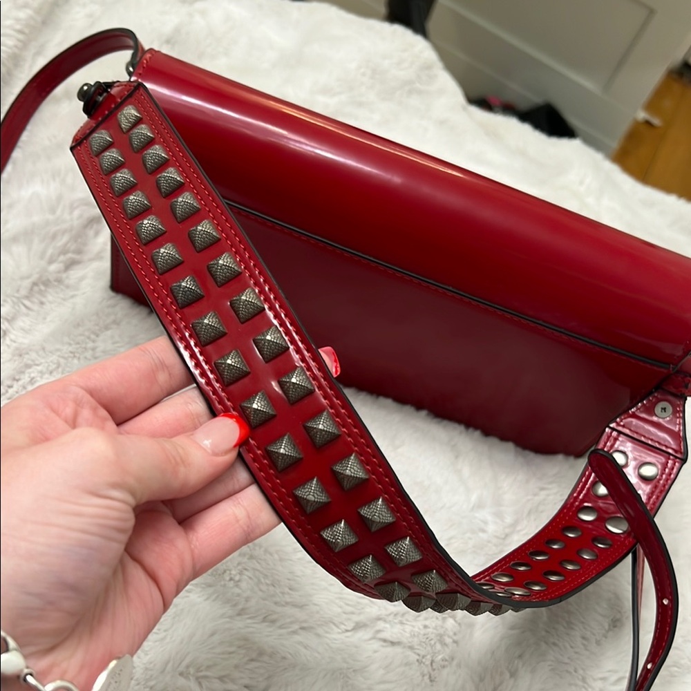 Just Cavalli Red Leather Women's Bag - Picture 5 of 7